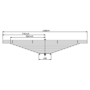 دست فنر چرخ عقب IVECO EUROTRAKKER