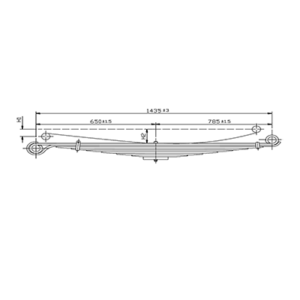 دست فنر اکسل جلو Mercedes Benz LP608