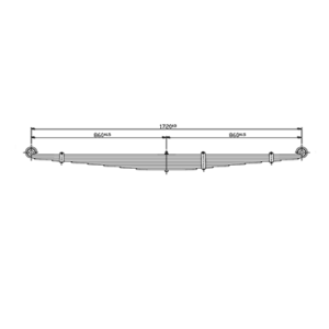 دست فنر اکسل جلو Mercedes Benz LK911B/F