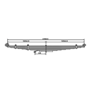 دست فنر اکسل جلو چپ MAYAN Dima (Iran)- (JAC) Gallop 7