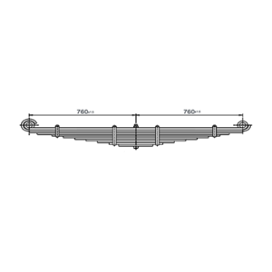 دست فنر اکسل عقب Scania R/P/G/T-series