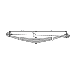 دست فنر اکسل عقب   Iveco Daily 35C11