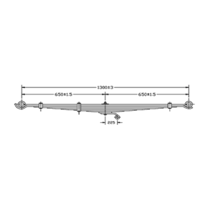 دست فنر اکسل جلو چپ Navistar CityStar- (JAC) Shuailing W-series