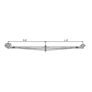 دست فنر پارابولیک اکسل جلو  (2Type) FAW J6 4250