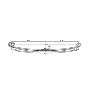 دست فنر پارابولیک اکسل عقب Mercedes Benz Actros 1850
