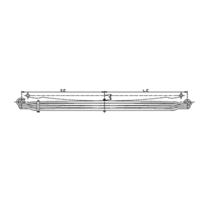 دست فنر پارابولیک اکسل جلو  Mercedes Benz 1620/ 1622-S