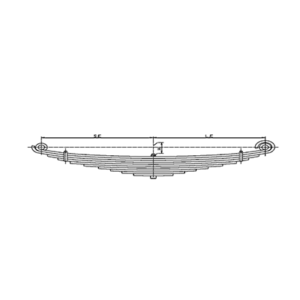 دست فنر اکسل جلو Volvo F6/F7/F10/F12