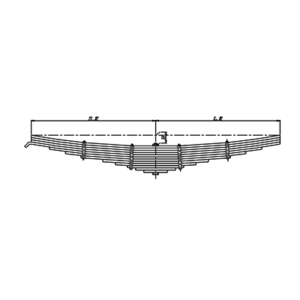 دست فنر تریلی ROR: 36ton