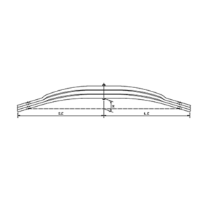 دست فنر پارابولیک تریلی ADR: A/S/Y/X Type