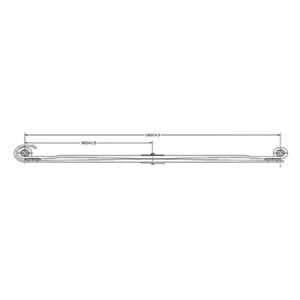 دست فنر اکسل جلو چپ JAC Gallop K7 (4x2/6x2), HT490